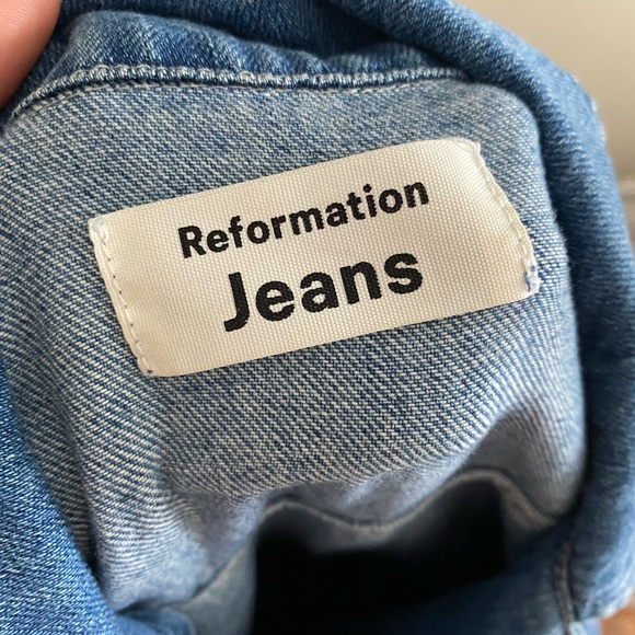 Reformation Rex Boiler Suit Denim 🤍 - Picture 5 of 5